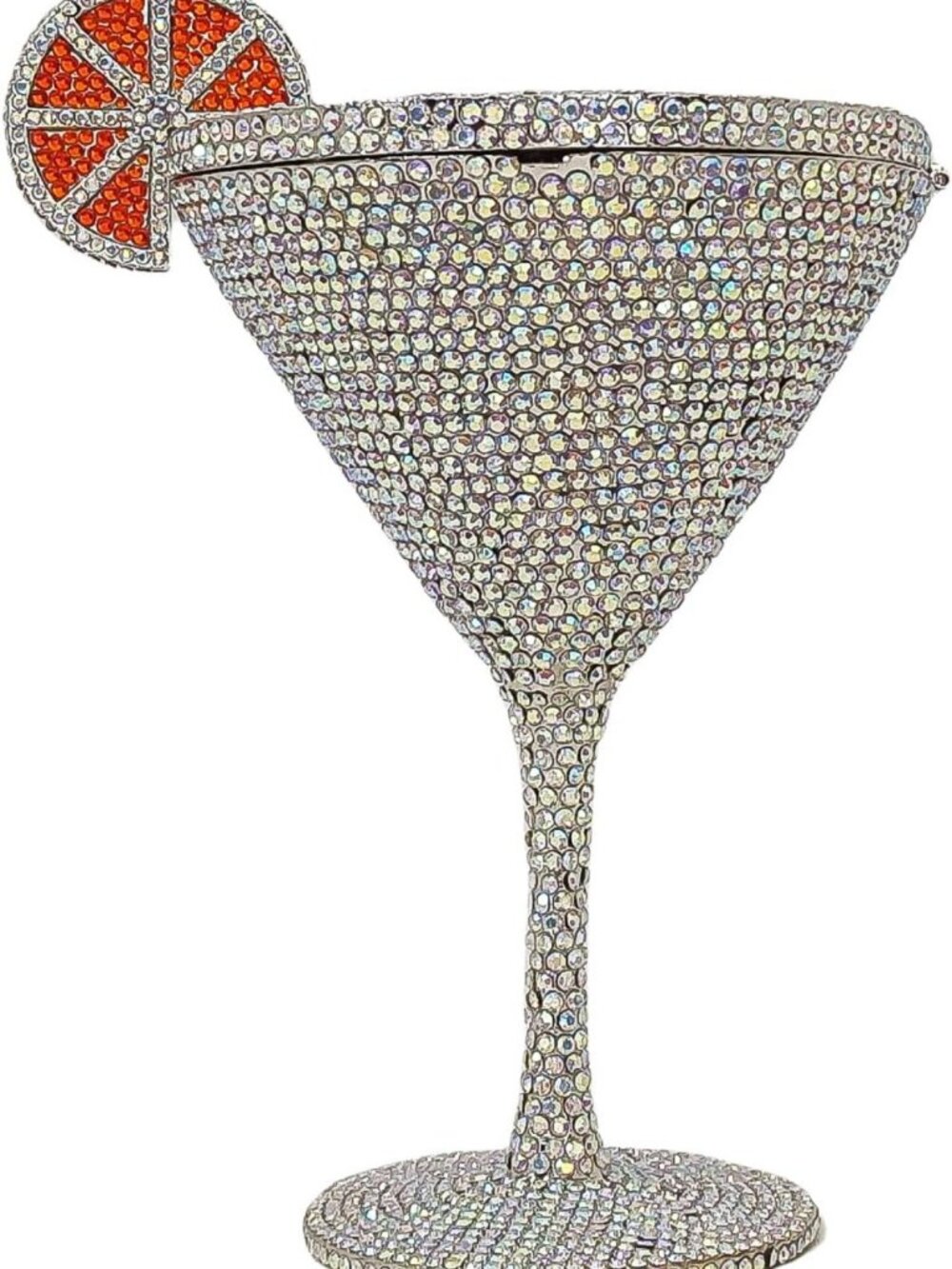 Sparkly Rhinestone Goblet Clutch Purse | Cute Cocktail Party Handbag for Women